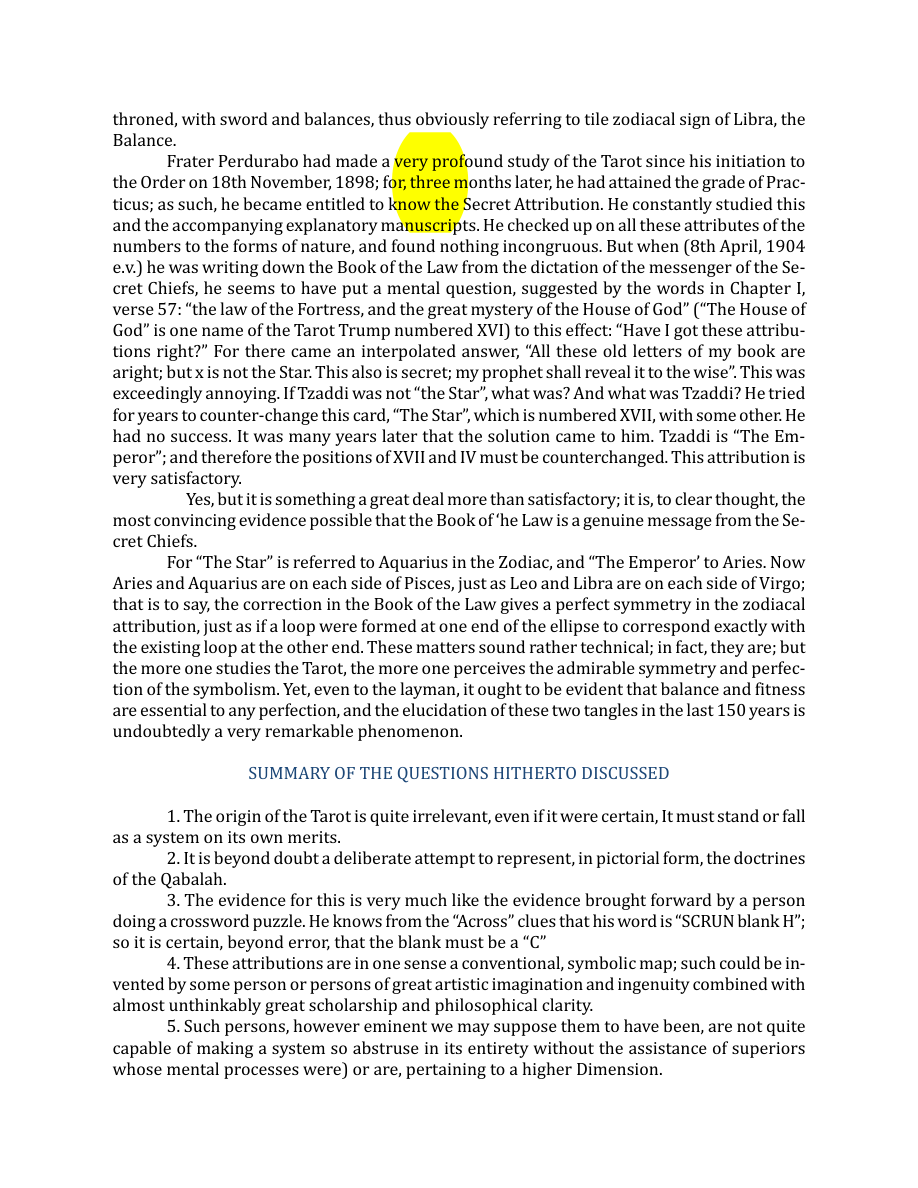 Original scan of The Book of Thoth, PDF page 18