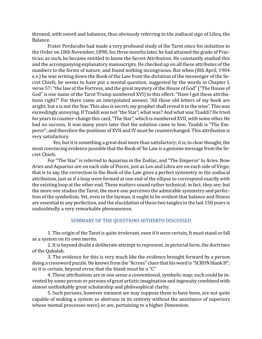 Original scan of The Book of Thoth, PDF page 18