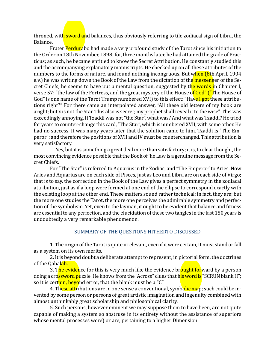 Original scan of The Book of Thoth, PDF page 18