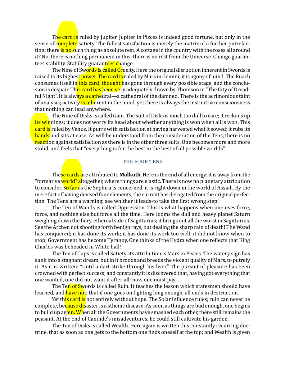 Original scan of The Book of Thoth, PDF page 182