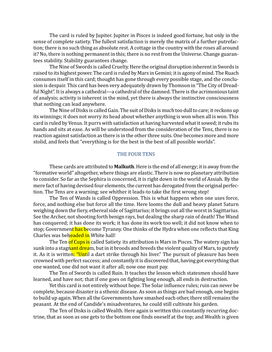Original scan of The Book of Thoth, PDF page 182