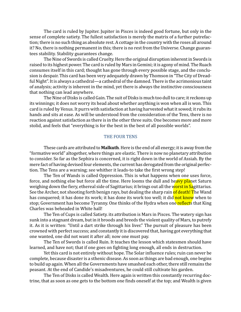 Original scan of The Book of Thoth, PDF page 182