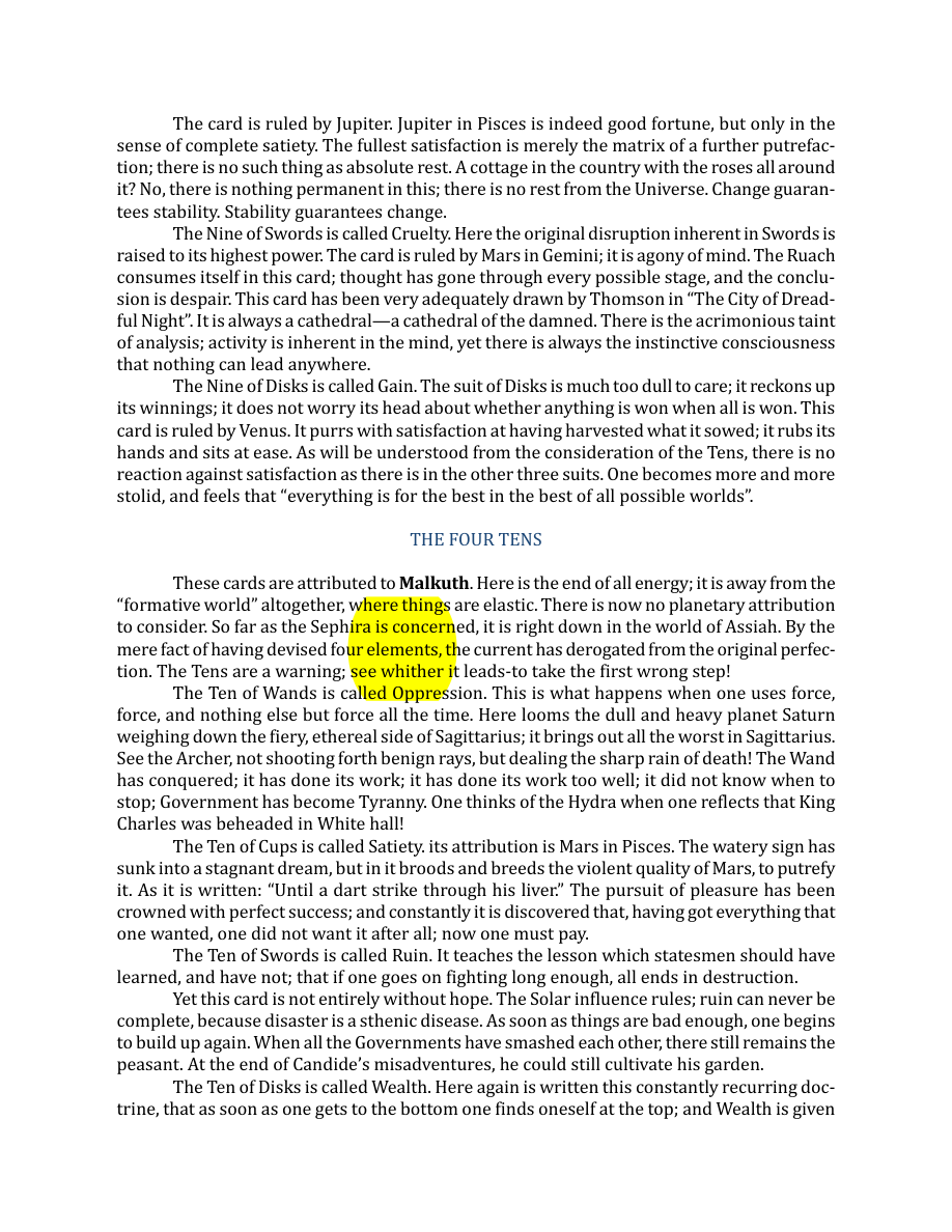 Original scan of The Book of Thoth, PDF page 182