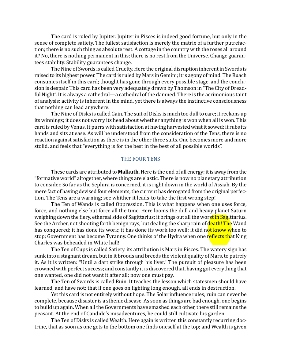 Original scan of The Book of Thoth, PDF page 182