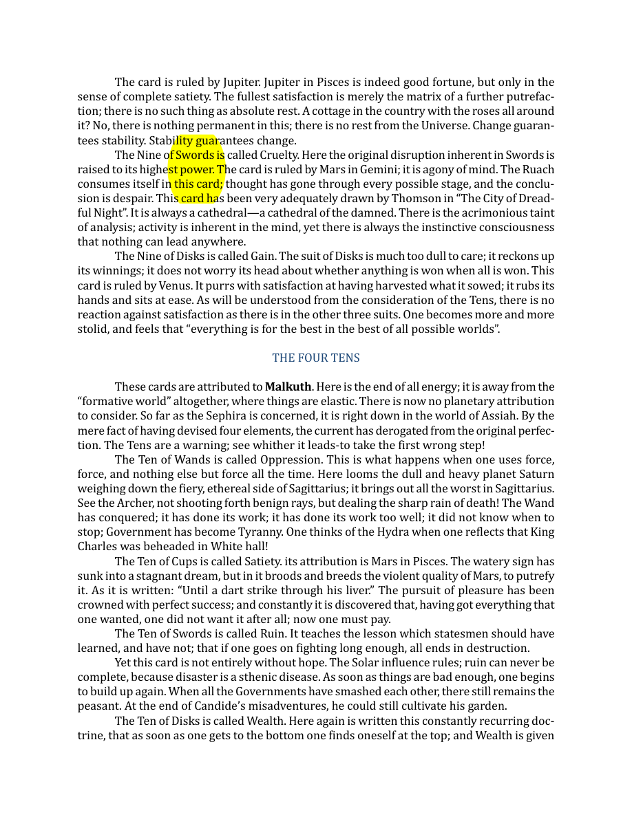 Original scan of The Book of Thoth, PDF page 182