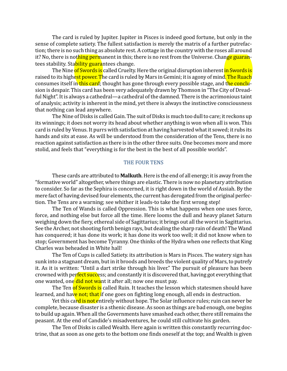 Original scan of The Book of Thoth, PDF page 182