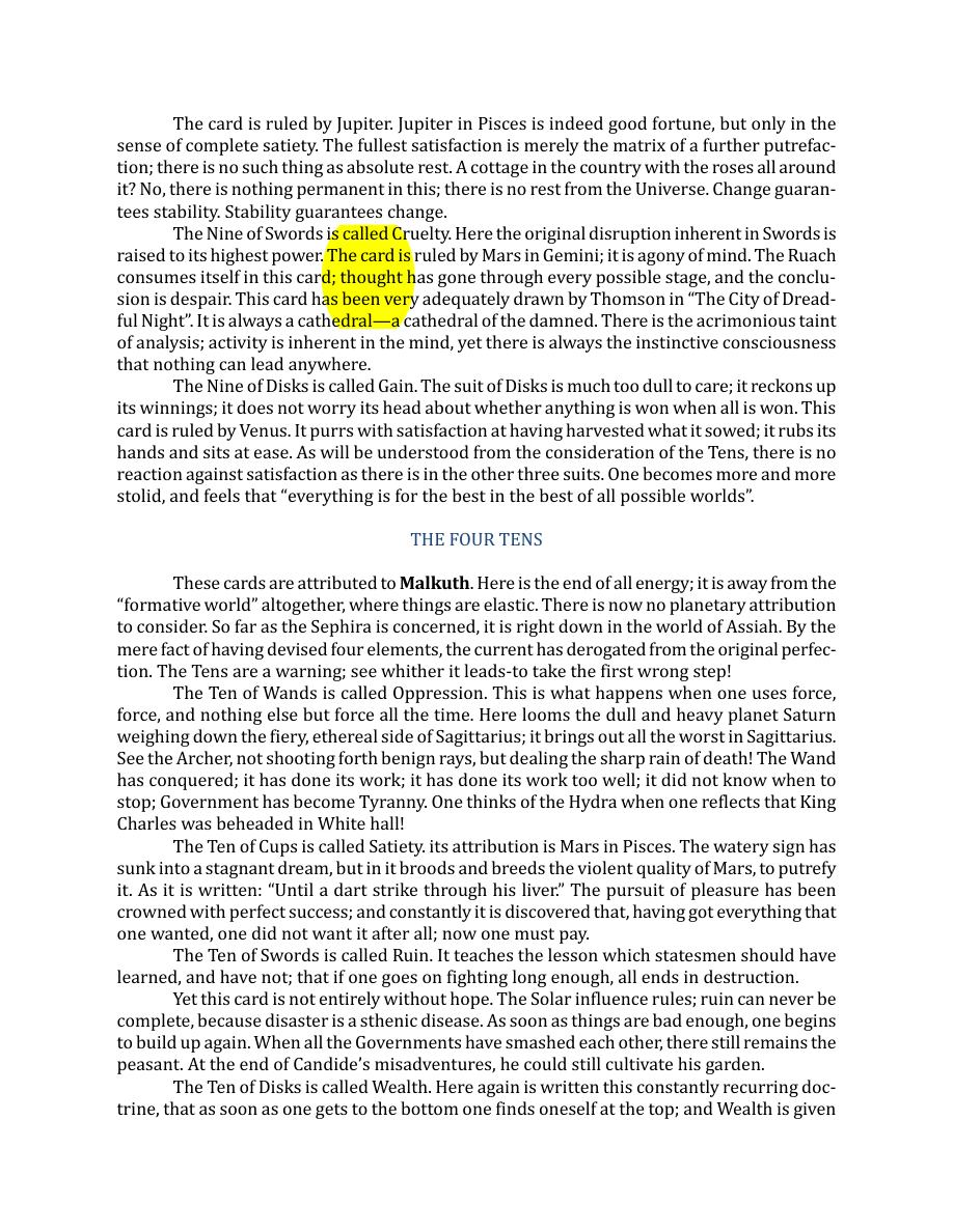 Original scan of The Book of Thoth, PDF page 182