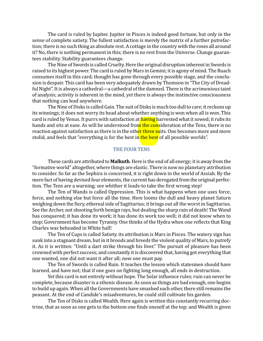 Original scan of The Book of Thoth, PDF page 182