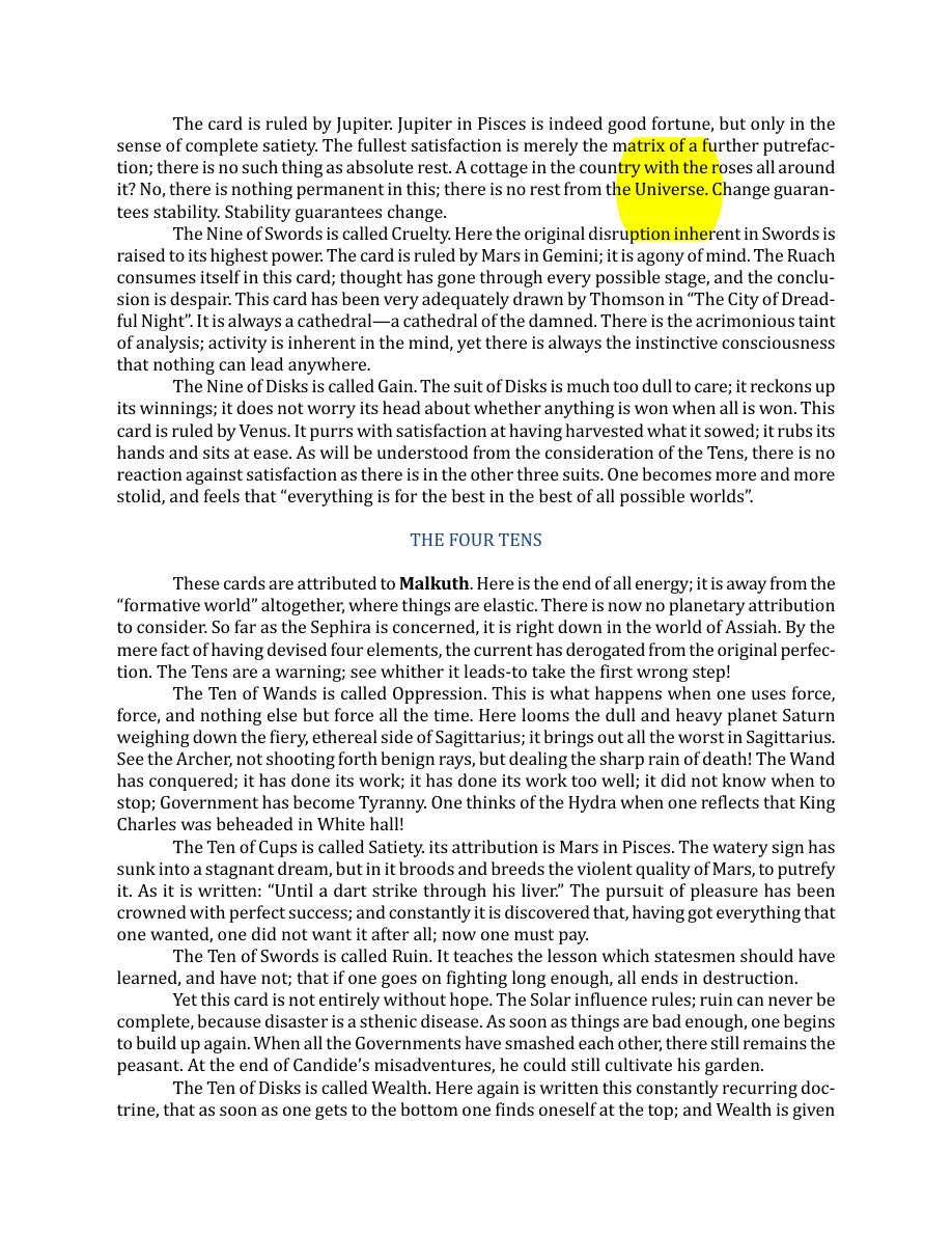 Original scan of The Book of Thoth, PDF page 182
