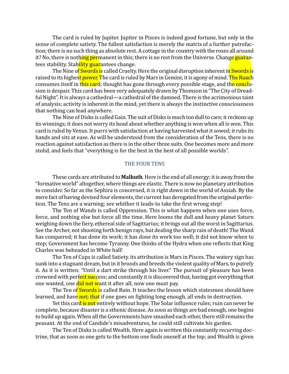 Original scan of The Book of Thoth, PDF page 182