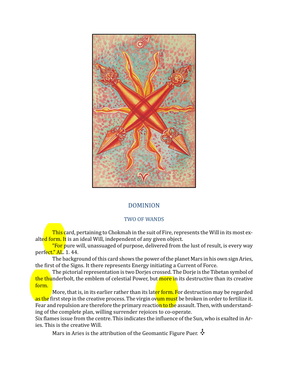 Original scan of The Book of Thoth, PDF page 186