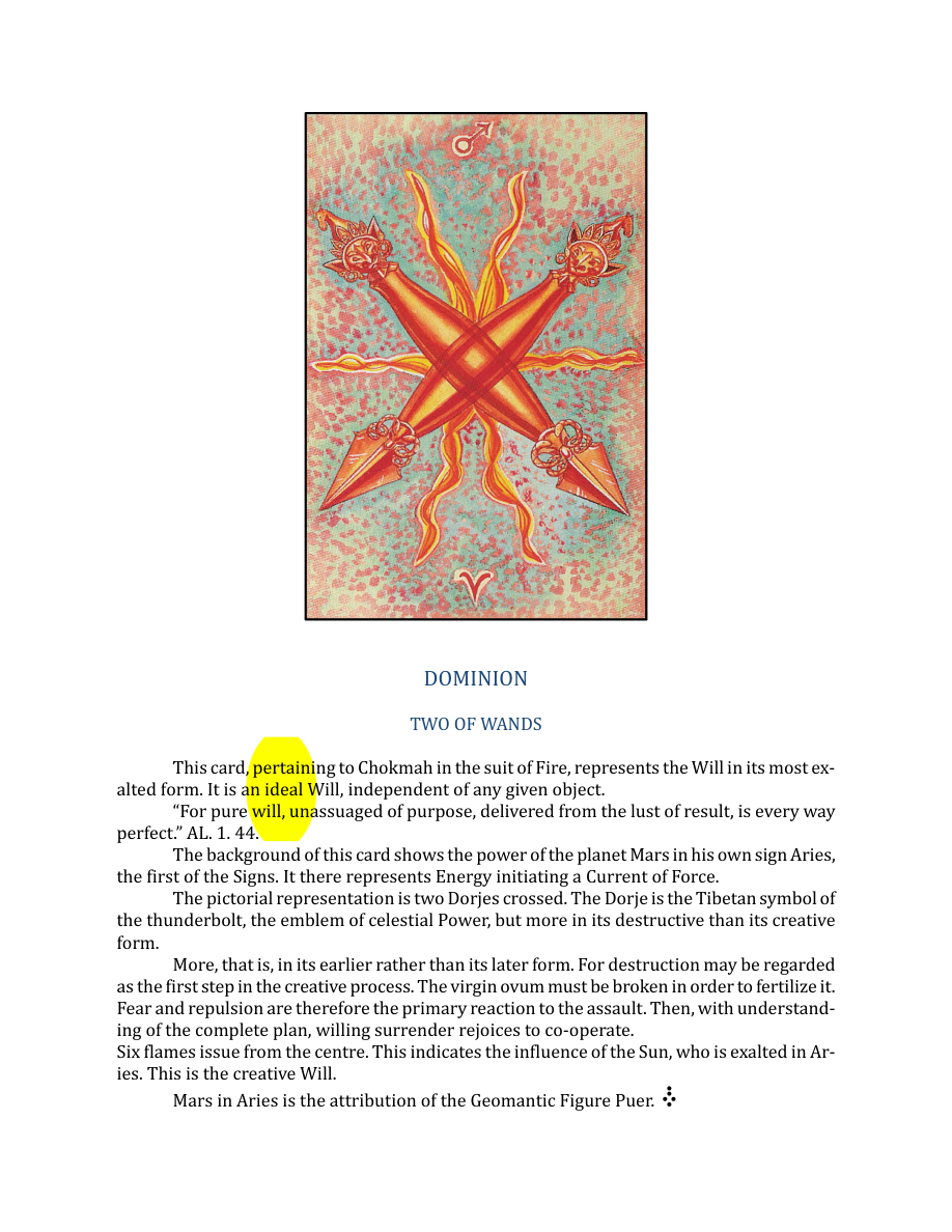 Original scan of The Book of Thoth, PDF page 186