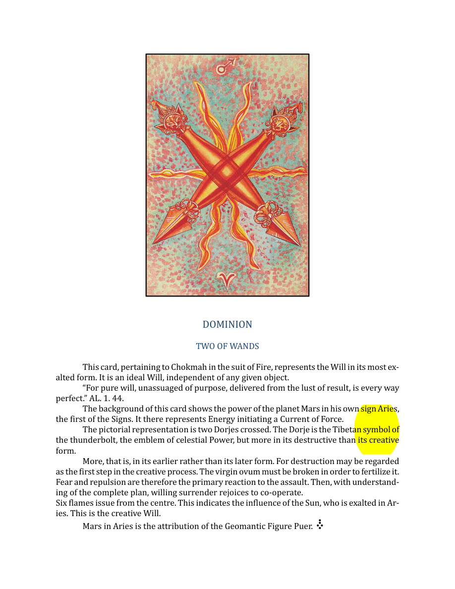 Original scan of The Book of Thoth, PDF page 186