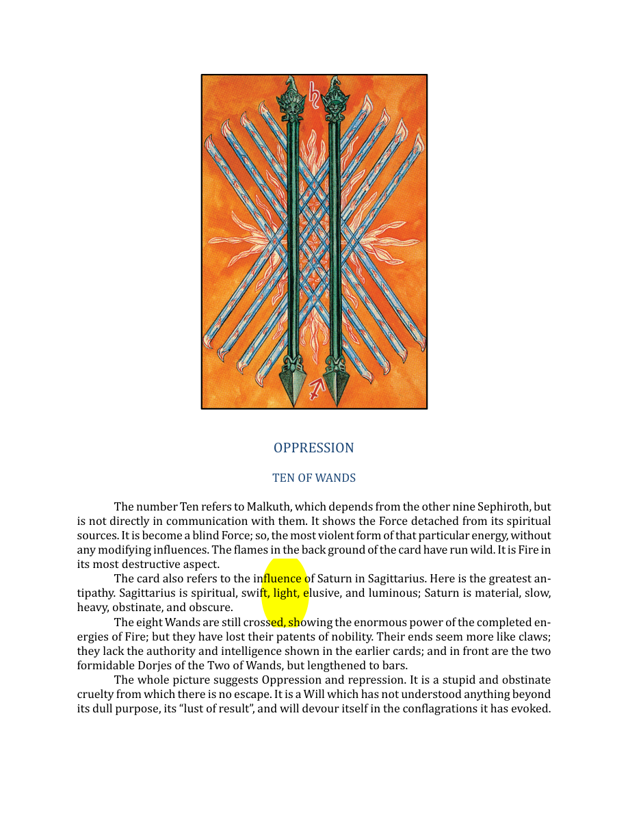 Original scan of The Book of Thoth, PDF page 196