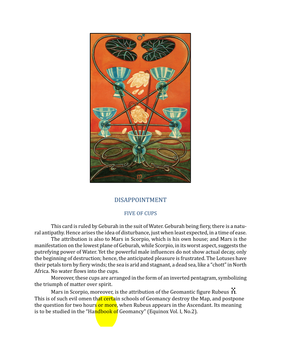 Original scan of The Book of Thoth, PDF page 203