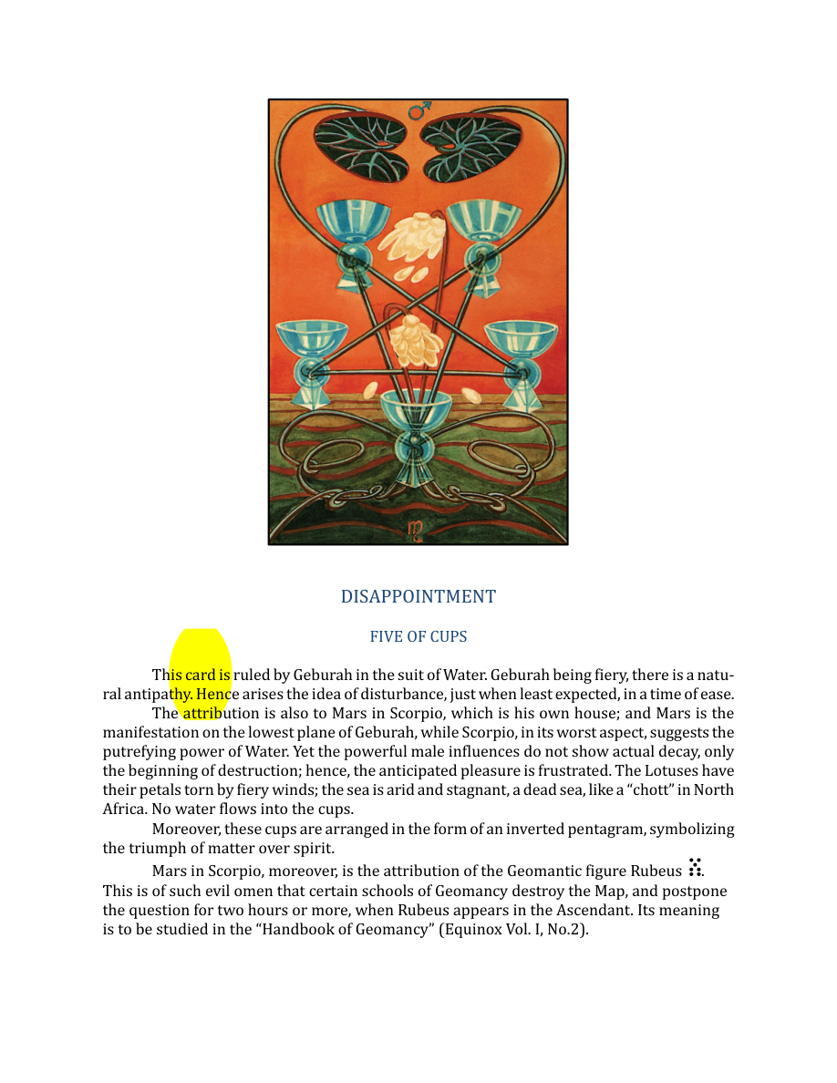 Original scan of The Book of Thoth, PDF page 203