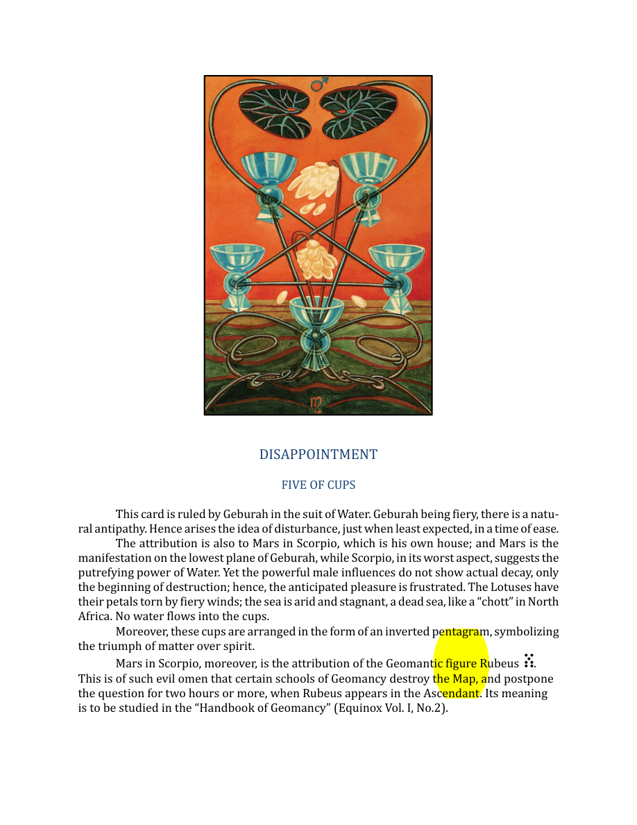 Original scan of The Book of Thoth, PDF page 203