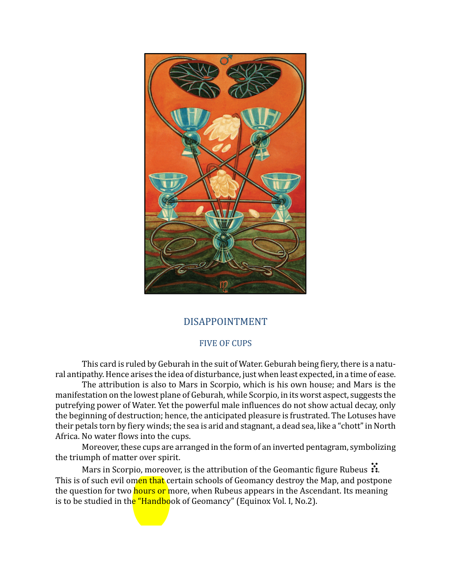 Original scan of The Book of Thoth, PDF page 203