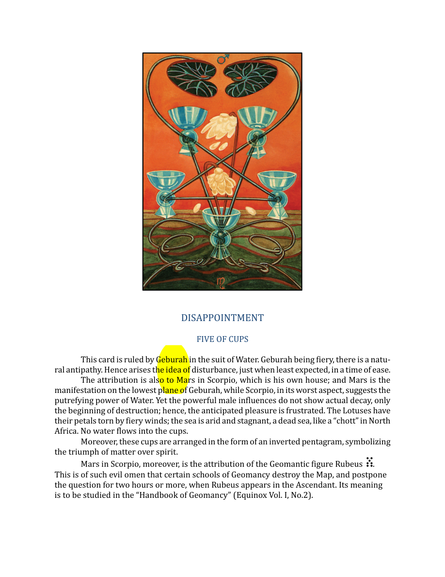 Original scan of The Book of Thoth, PDF page 203