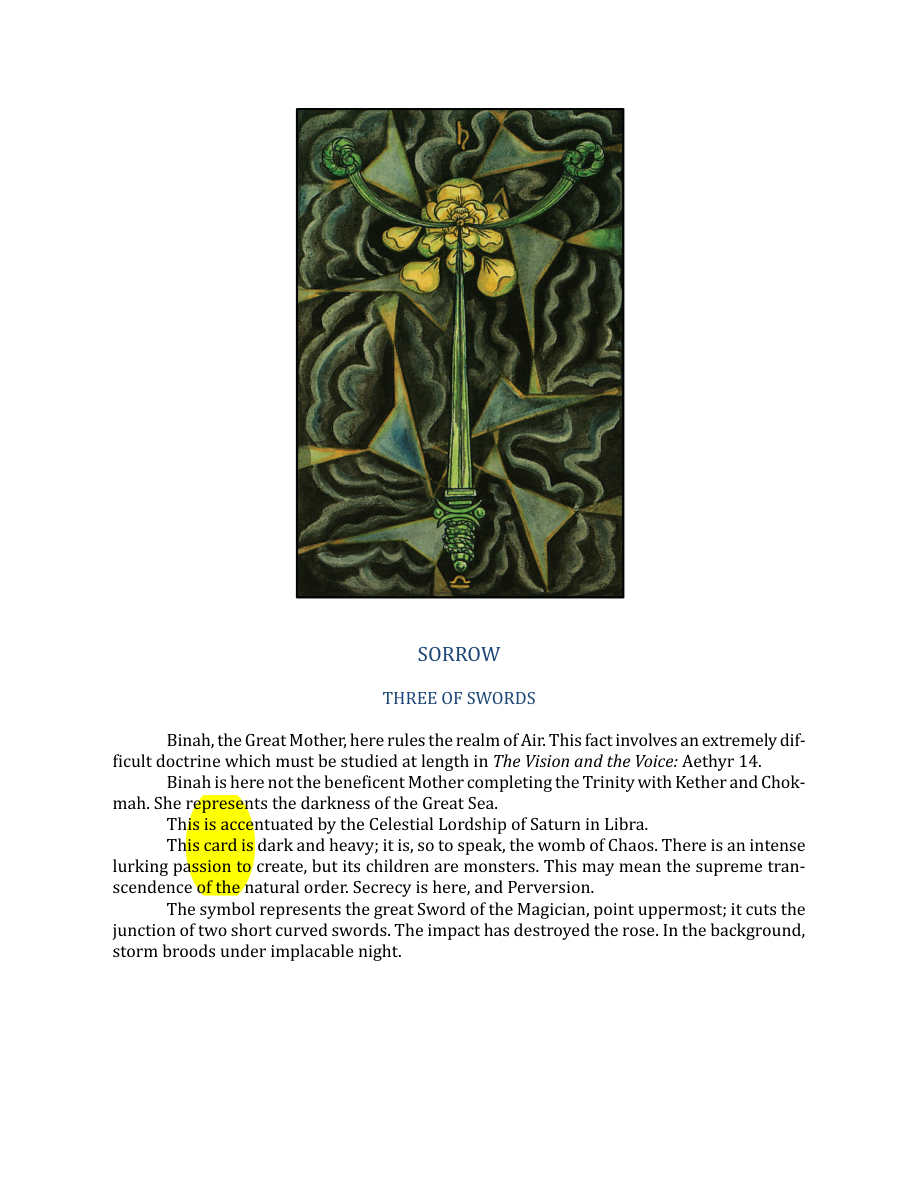 Original scan of The Book of Thoth, PDF page 215