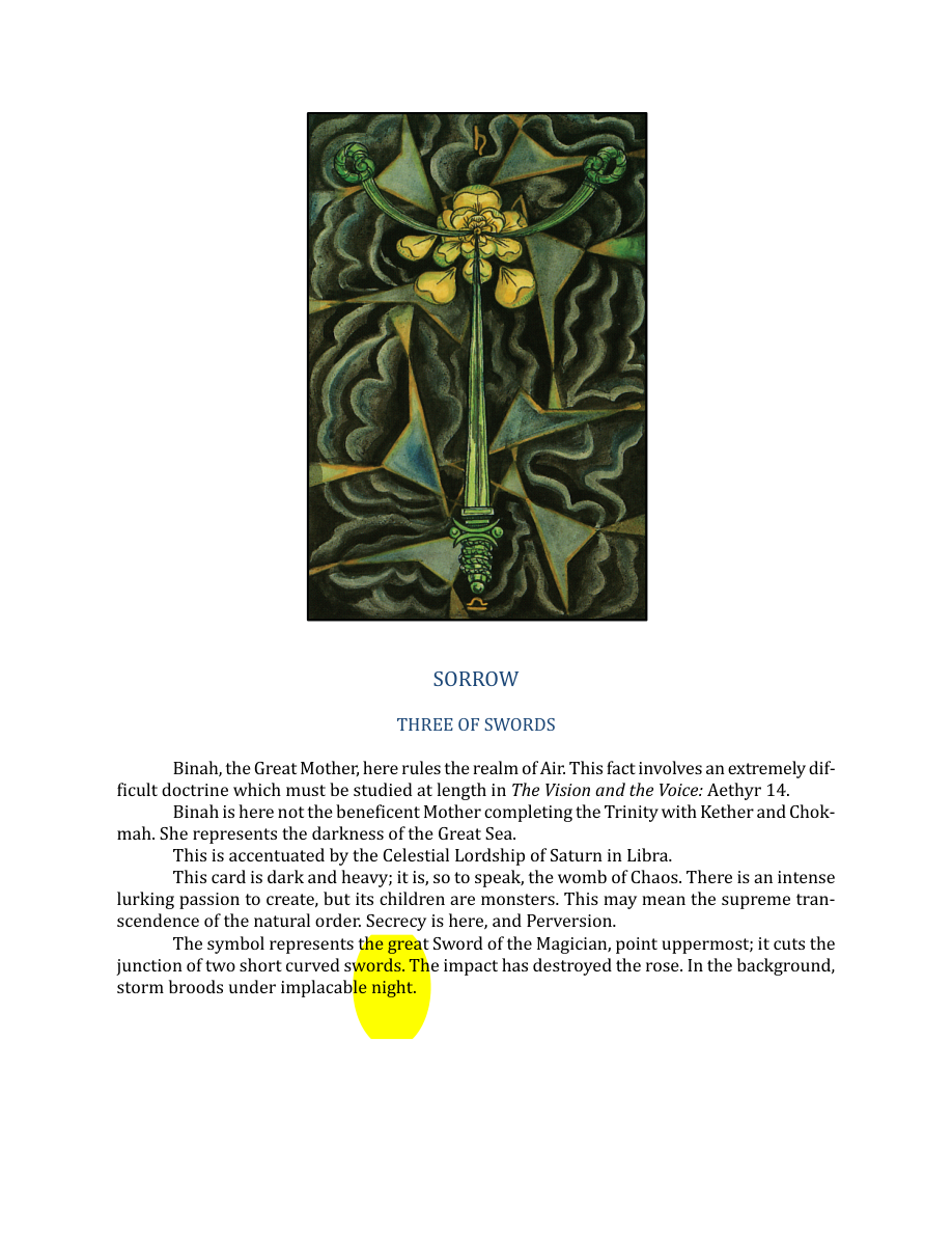 Original scan of The Book of Thoth, PDF page 215