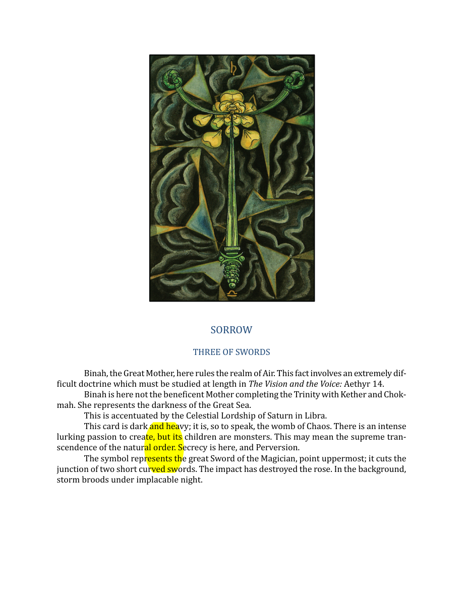 Original scan of The Book of Thoth, PDF page 215