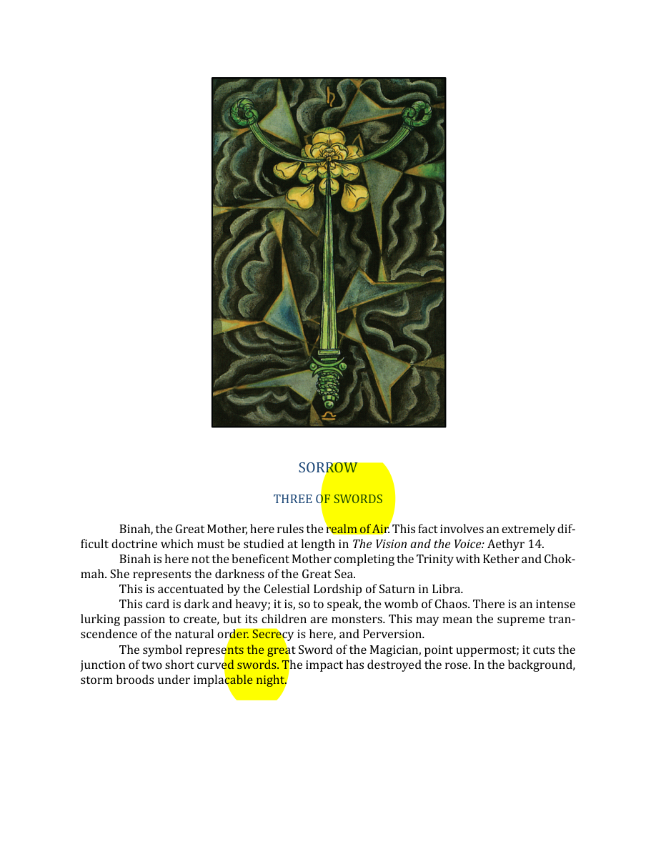 Original scan of The Book of Thoth, PDF page 215