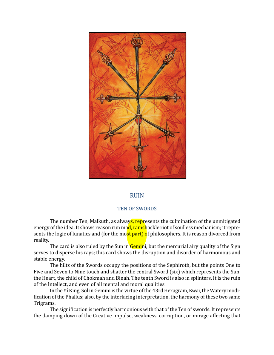 Original scan of The Book of Thoth, PDF page 223