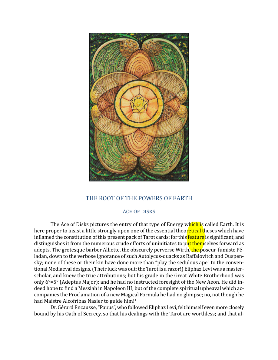 Original scan of The Book of Thoth, PDF page 225