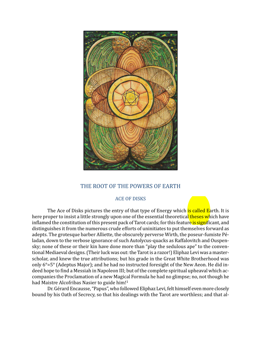 Original scan of The Book of Thoth, PDF page 225