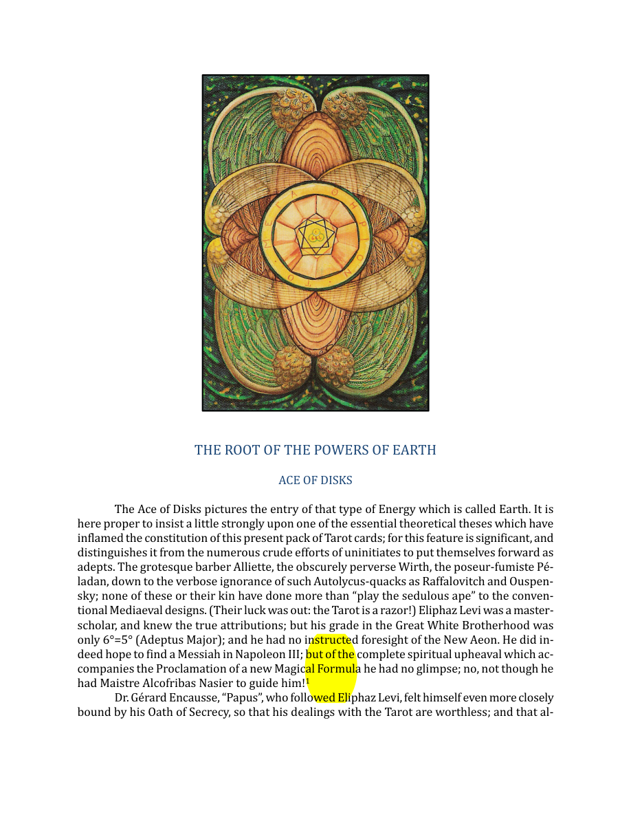 Original scan of The Book of Thoth, PDF page 225