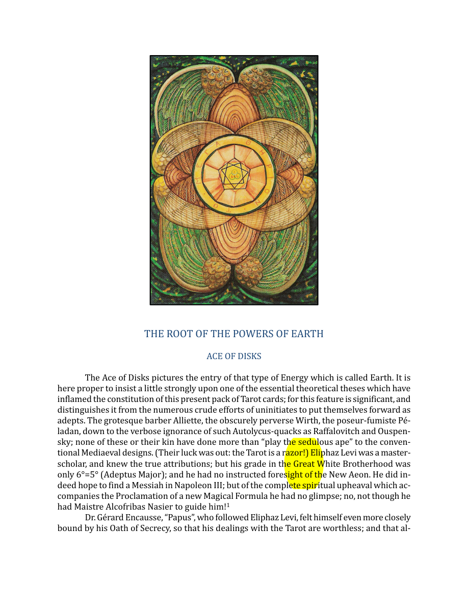 Original scan of The Book of Thoth, PDF page 225