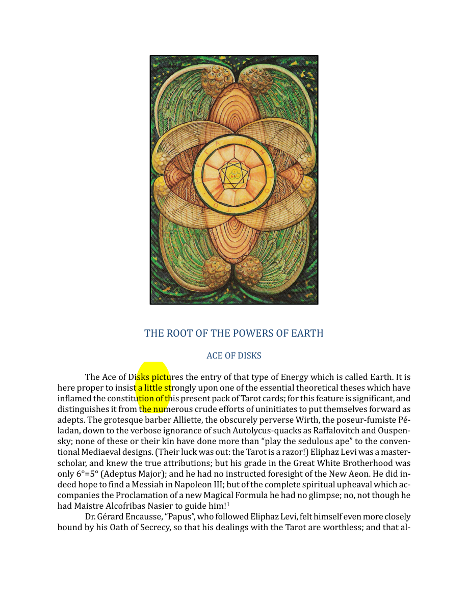 Original scan of The Book of Thoth, PDF page 225