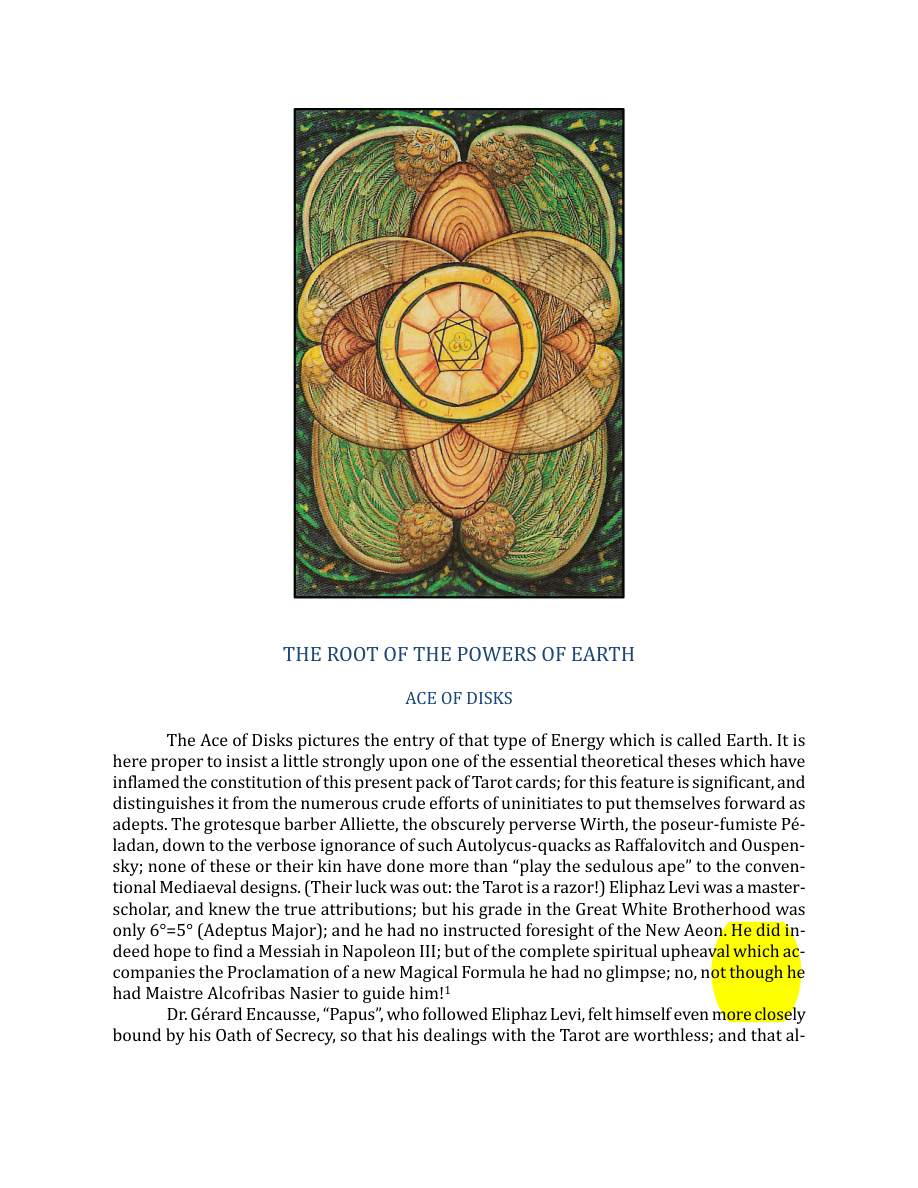 Original scan of The Book of Thoth, PDF page 225
