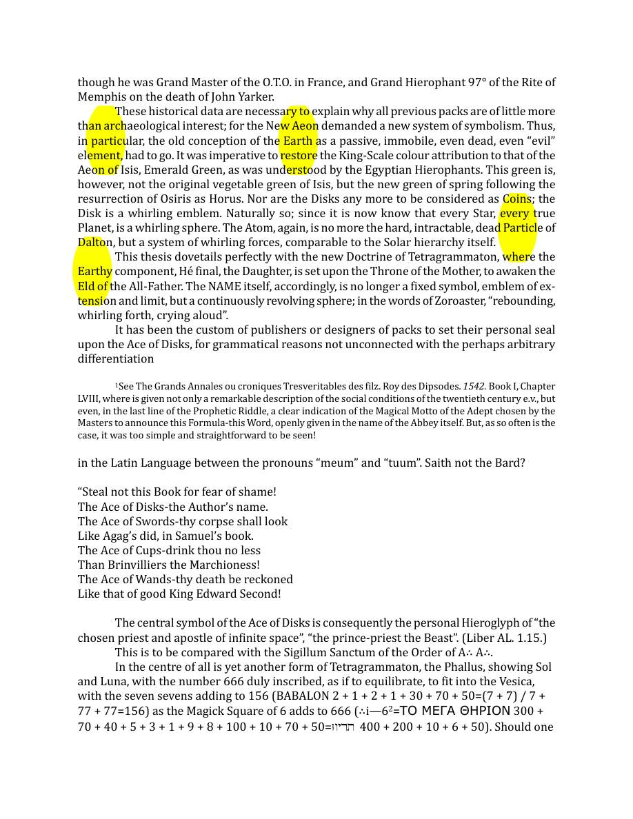 Original scan of The Book of Thoth, PDF page 226