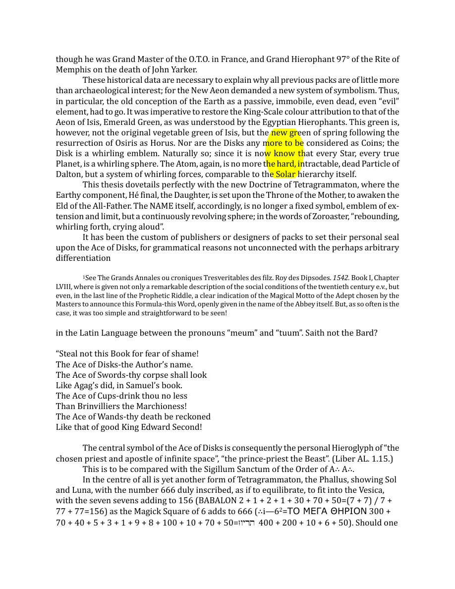 Original scan of The Book of Thoth, PDF page 226