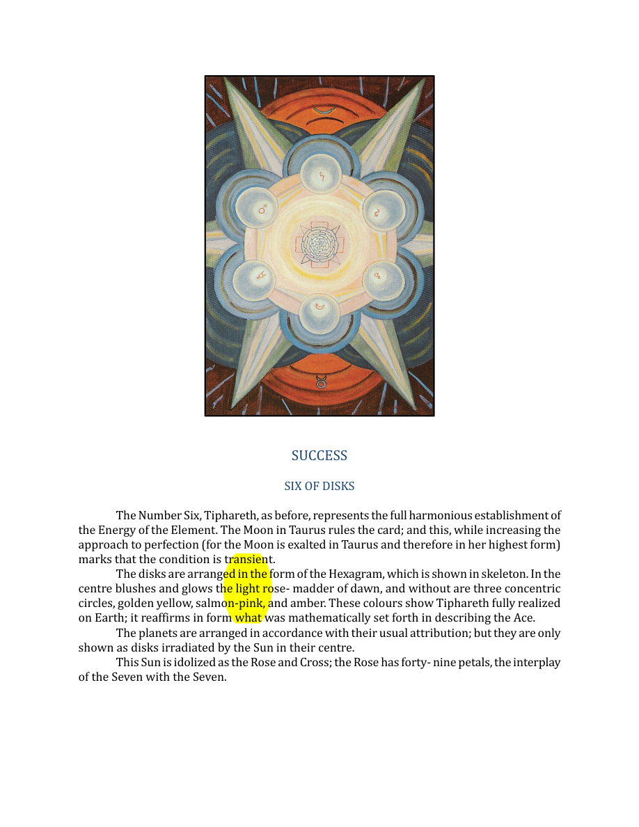 Original scan of The Book of Thoth, PDF page 233