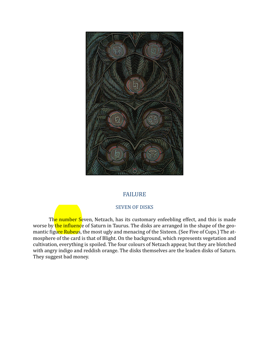 Original scan of The Book of Thoth, PDF page 234