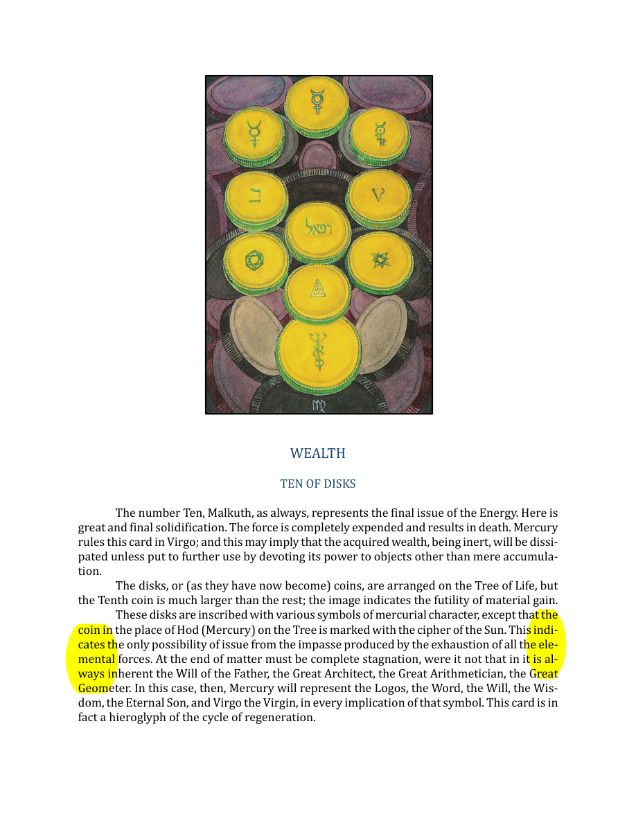 Original scan of The Book of Thoth, PDF page 238