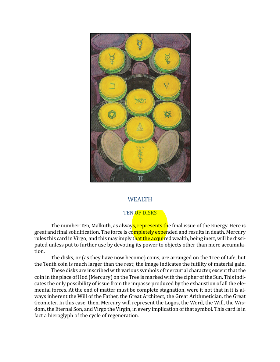 Original scan of The Book of Thoth, PDF page 238