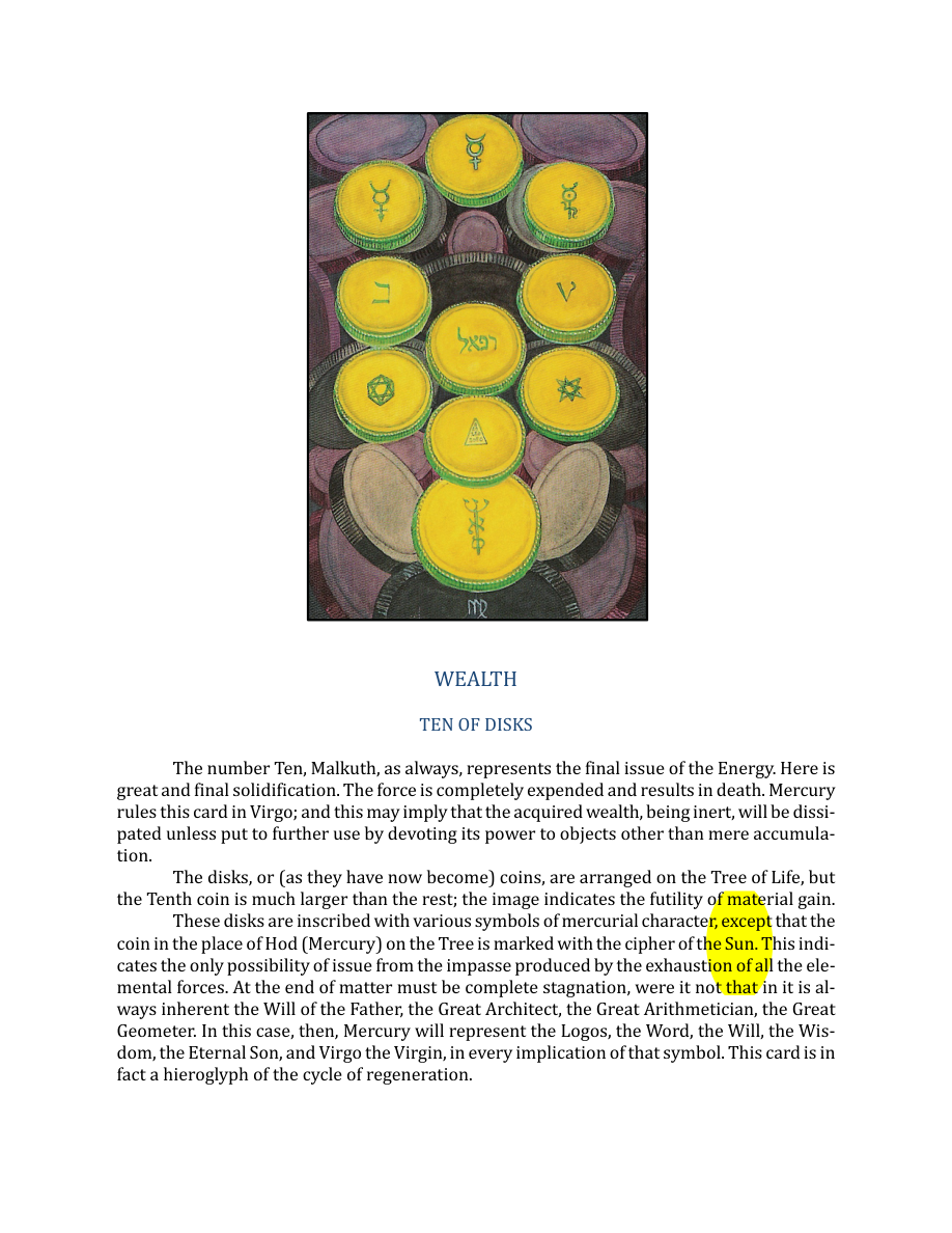 Original scan of The Book of Thoth, PDF page 238