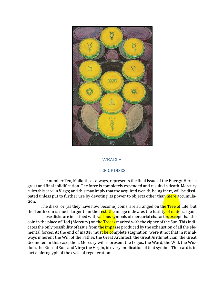 Original scan of The Book of Thoth, PDF page 238