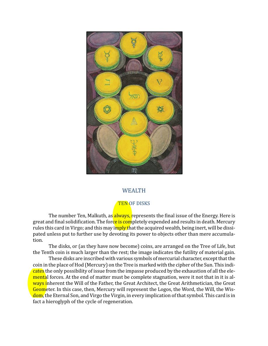 Original scan of The Book of Thoth, PDF page 238