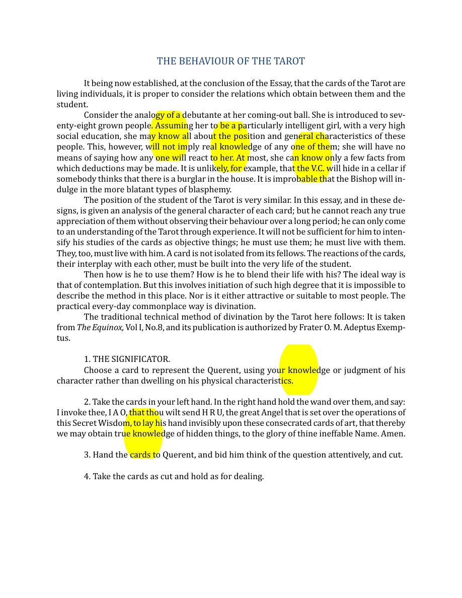 Original scan of The Book of Thoth, PDF page 246
