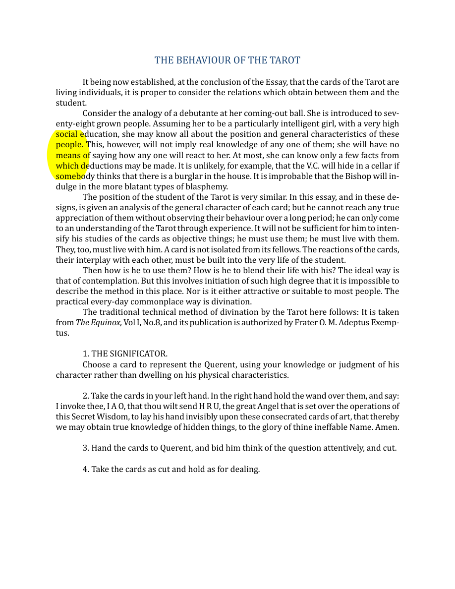 Original scan of The Book of Thoth, PDF page 246