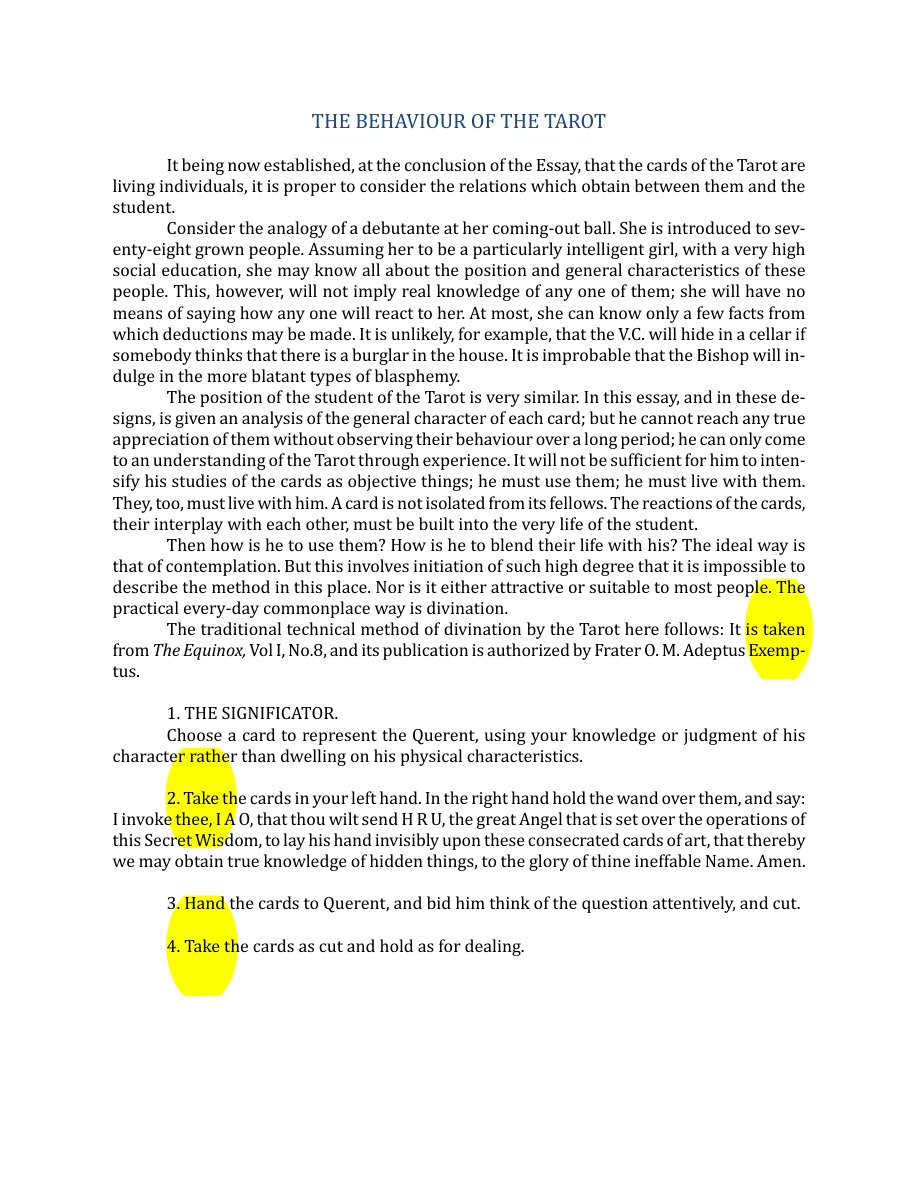 Original scan of The Book of Thoth, PDF page 246