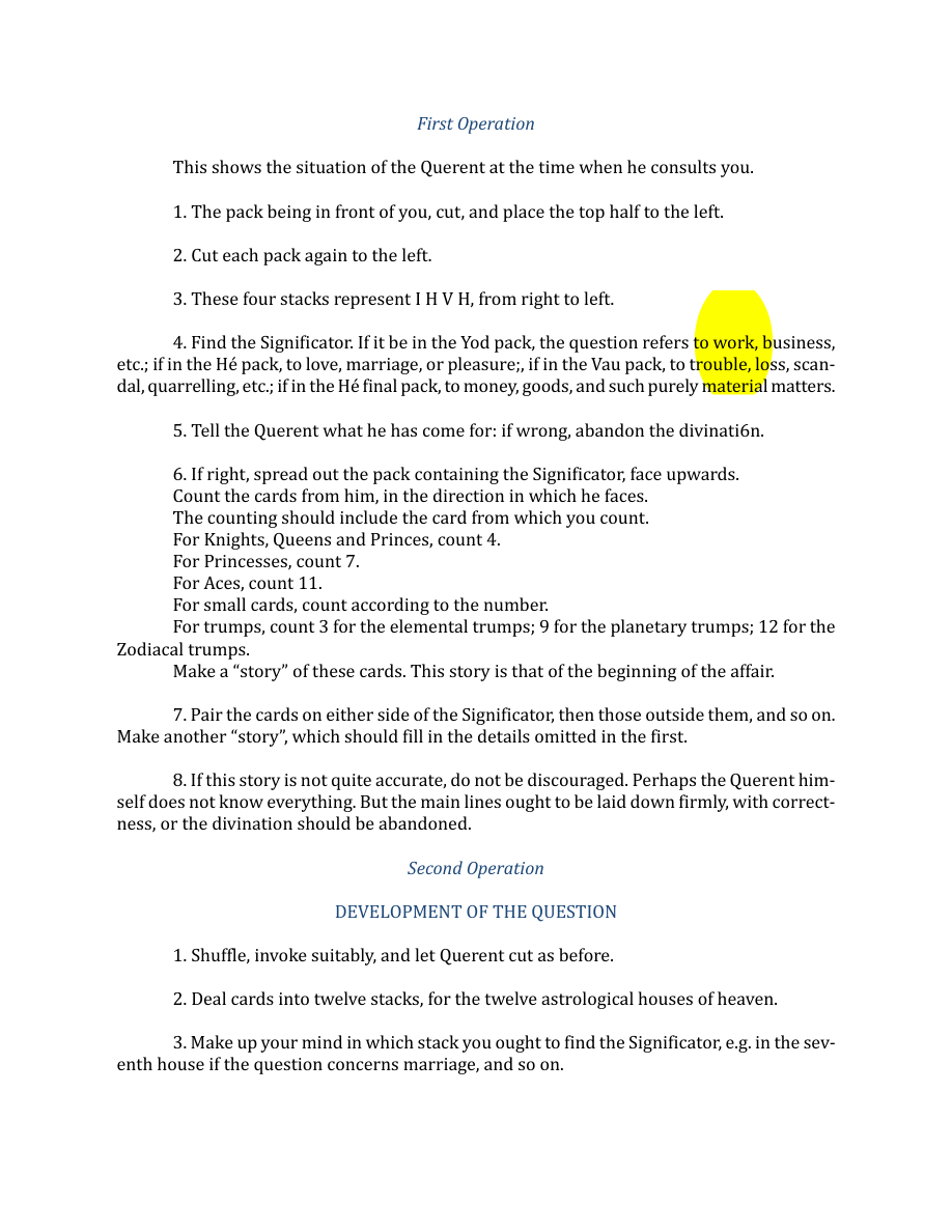 Original scan of The Book of Thoth, PDF page 247