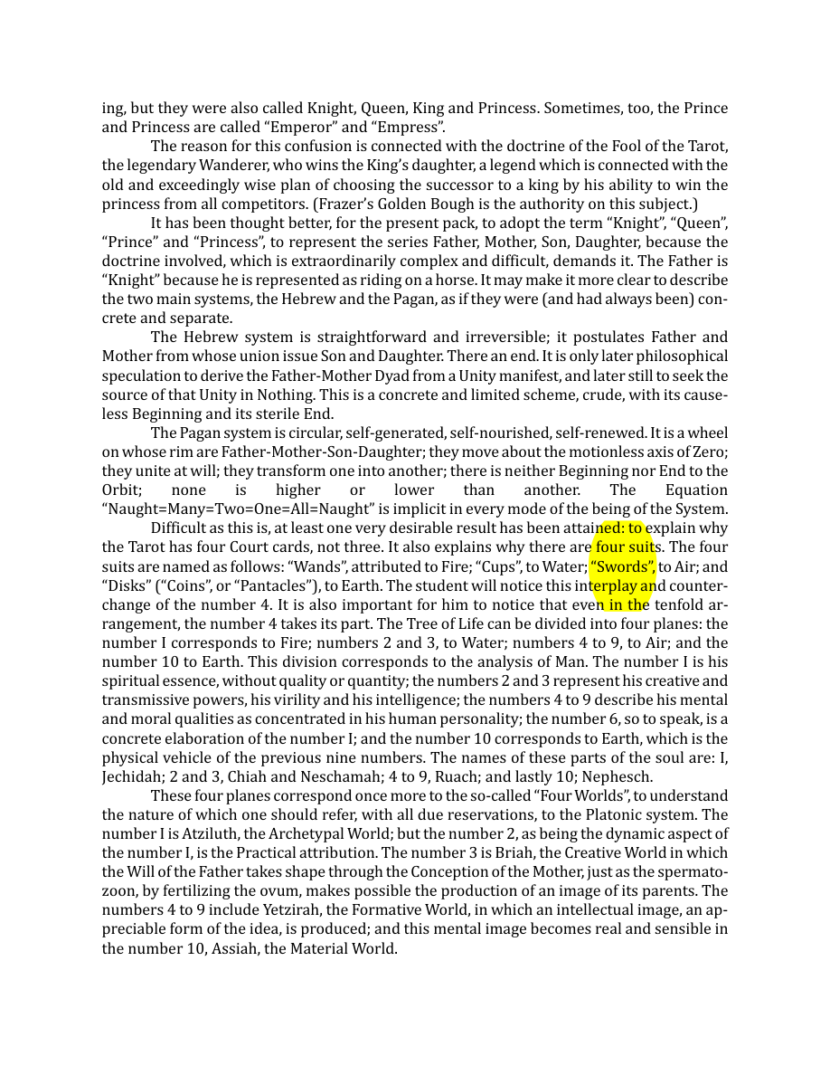Original scan of The Book of Thoth, PDF page 25