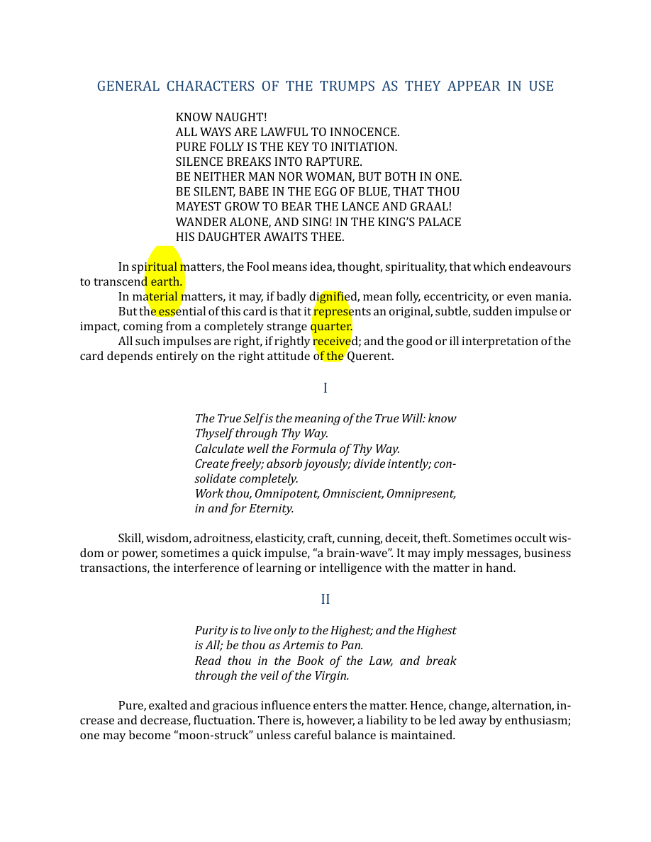 Original scan of The Book of Thoth, PDF page 250