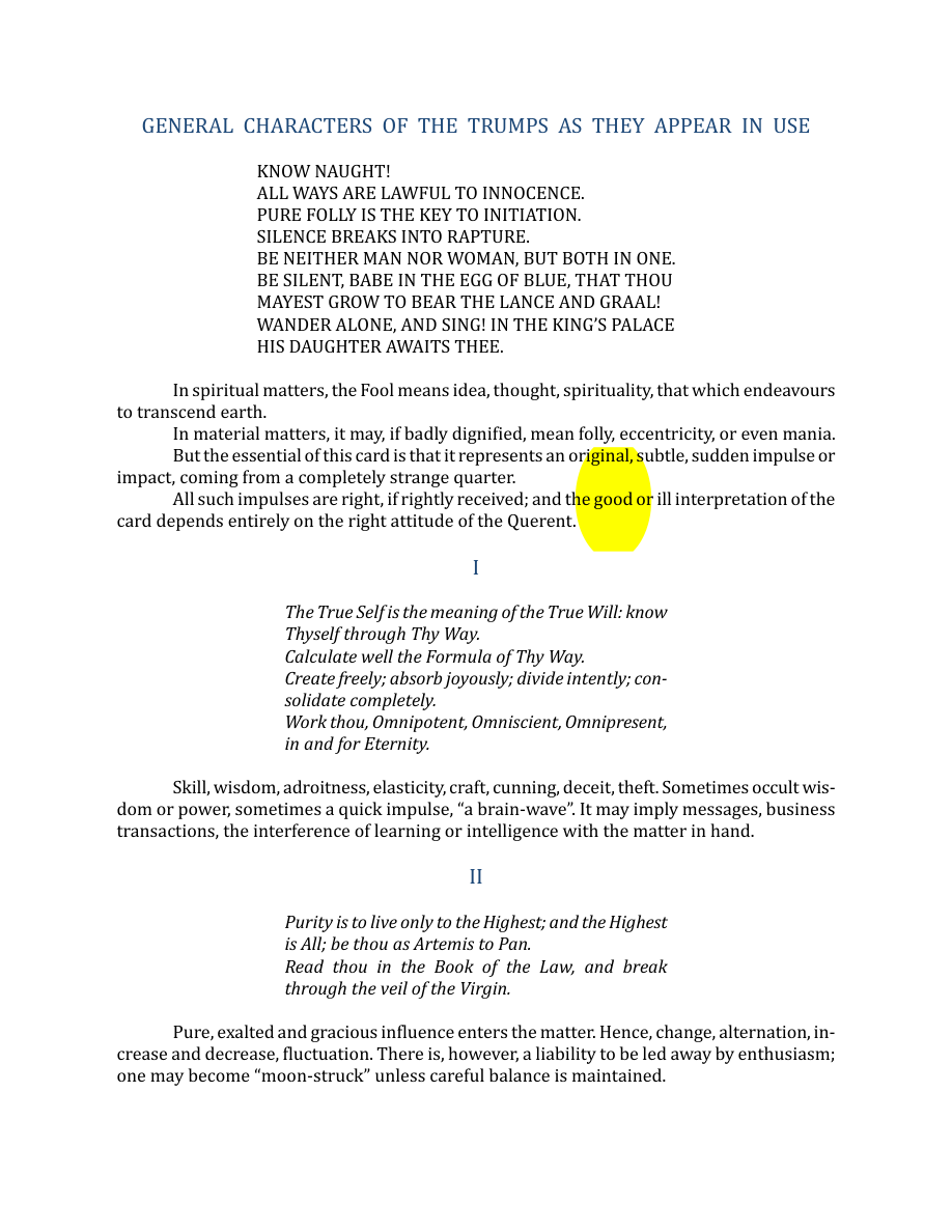 Original scan of The Book of Thoth, PDF page 250
